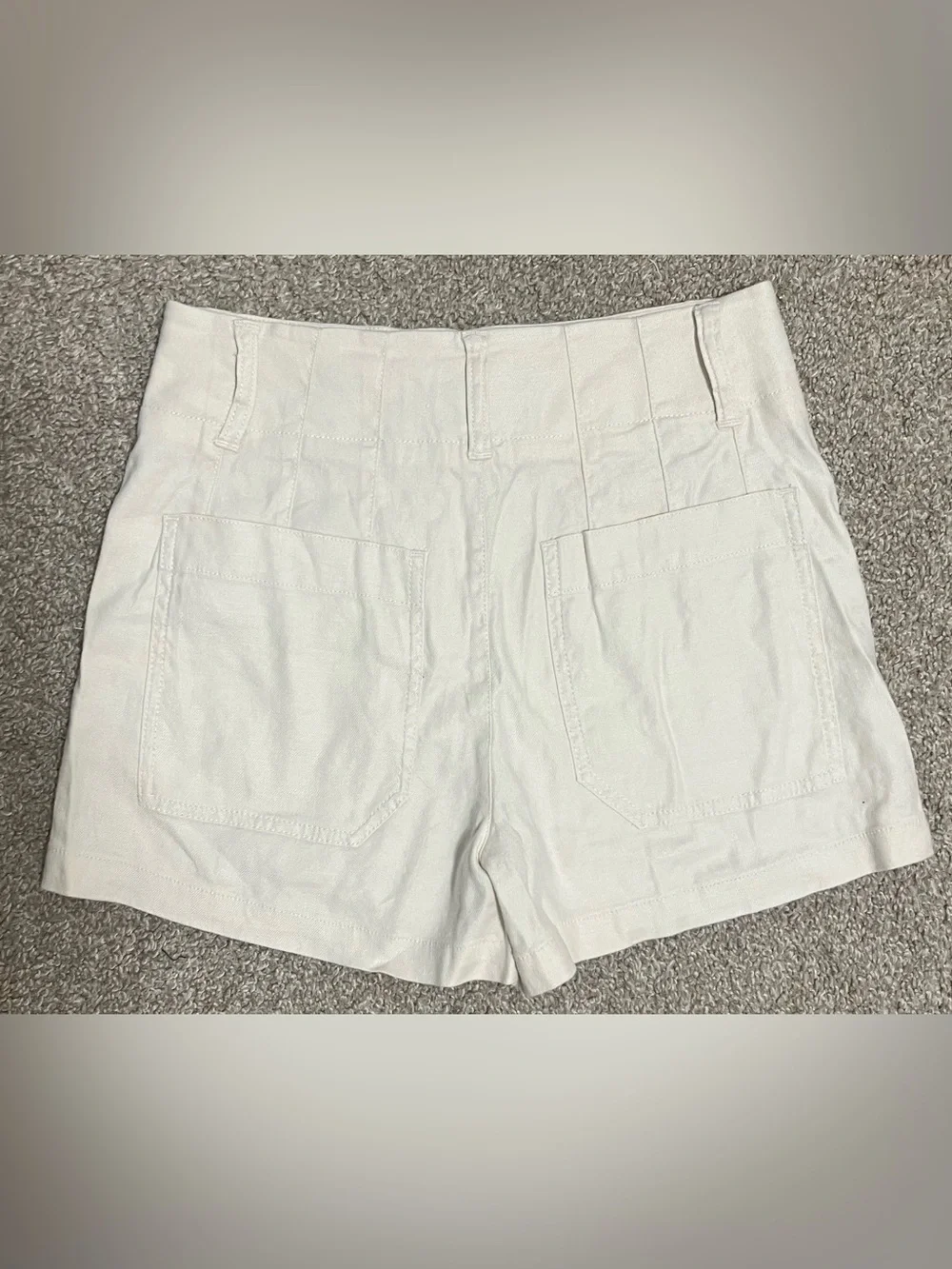 Anthropologie by Maeve THE COLETTE Linen Short Size 26 - Picture 2 of 5